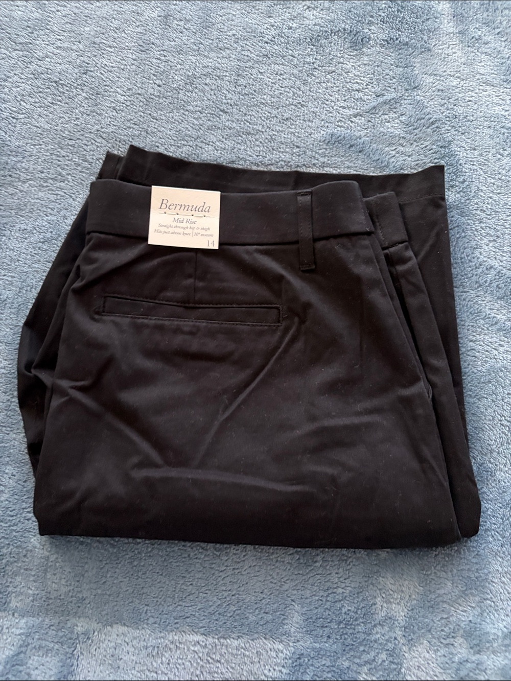 croft & barrow Black Bermuda Shorts